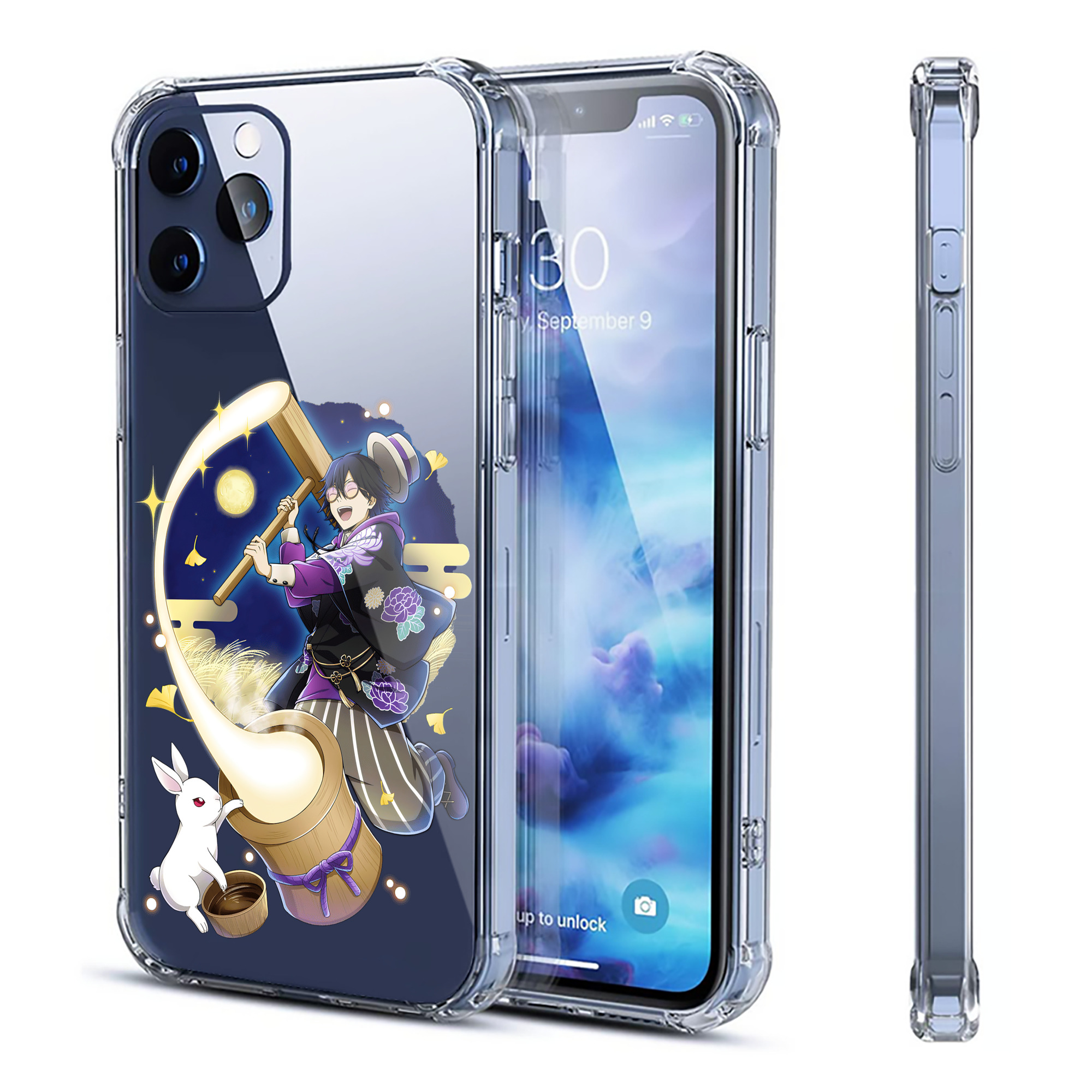 （画像用） 文豪ストレイドッグス Bungo Stray Dogs 【iPhone 12シリーズ対応】透明スマホケース（クリアソフトケース）